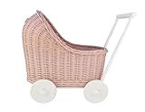 ✅ Vielseitig einsetzbar: Dieser Holzpuppenwagen dient nicht nur als klassischer Puppenwagen, sondern auch als anregendes Kinderwagen-Spielzeug, das die Fantasie anregt und kreative Rollenspiele fördert