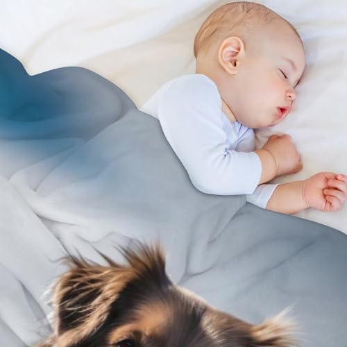 Manta de forro polar para perro transpirable para sofá y salón grande 4