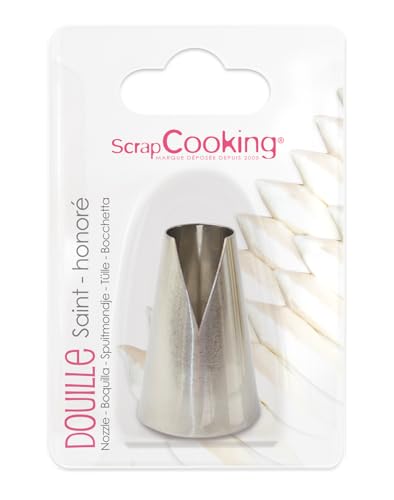 Scrapcooking 1804 Douille Saint Honoré Inox Argent 14 x 10,8 x 3,2 cm