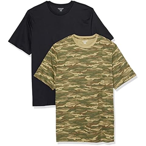 Camiseta de Manga Corta con Cuello Redondo y Corte Recto, Pack de 2 Cover