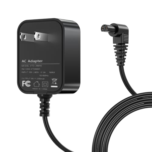 9V Charger Only Fit for Black and Decker LI2000 Type 1(Not Fit for Type 2/3), BDSC20C BDCS40G GSL35 Type 1, LI3100 Type 1 2 3 Replacement Power Cord