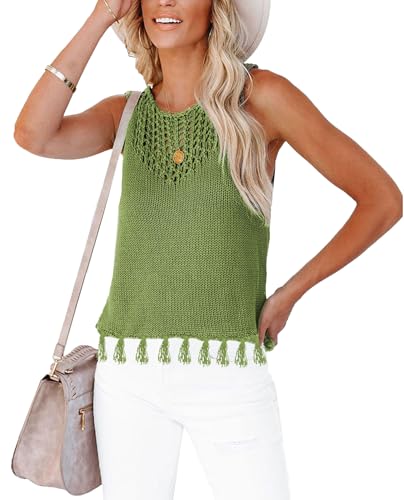 Top de crochet para noches de verano y paseos por la playa