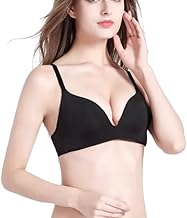 Women's Cotton Lightly Padded Seamless Wire Free Everyday T-Shirt Bra for Women