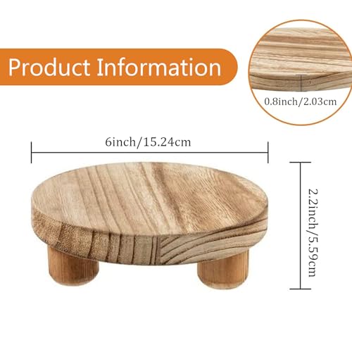 Support pour plantes d'intérieur et plateau de pot de fleurs rond - 4