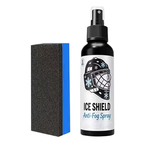 Bvizyelck Spray antivaho para casco de hockey, producto antivaho para gafas, spray antivaho para gafas, para jugadores de deportes de invierno, entrenadores, atletas, árbitros, torneos, ligas