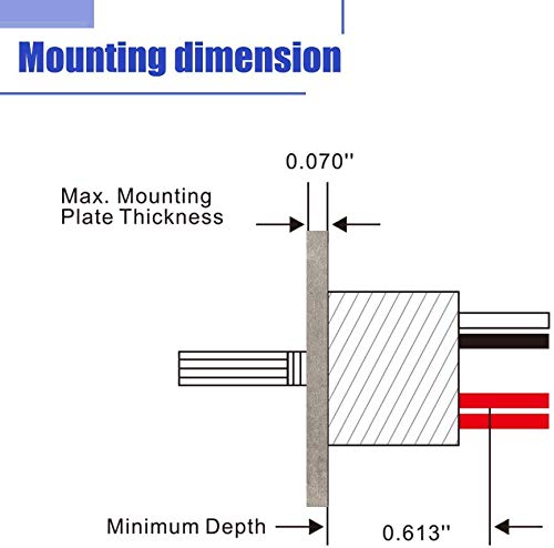 Aloveco 12 Volt Dc Dimmer Switch For Led Rv Lights Interior, 5-24 Volts Led Ceiling Dome Lights Dimmer And Switch For Camper, Recreational Vehicle, Halogen, Truck, Marine And Strip Lighting(2 Pack) #TOP6