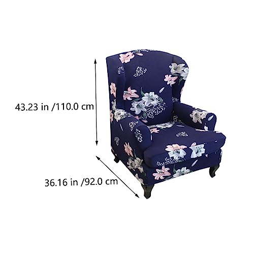 Housse de protection élastique fauteuil imprimé moderne lavable en machine - 7