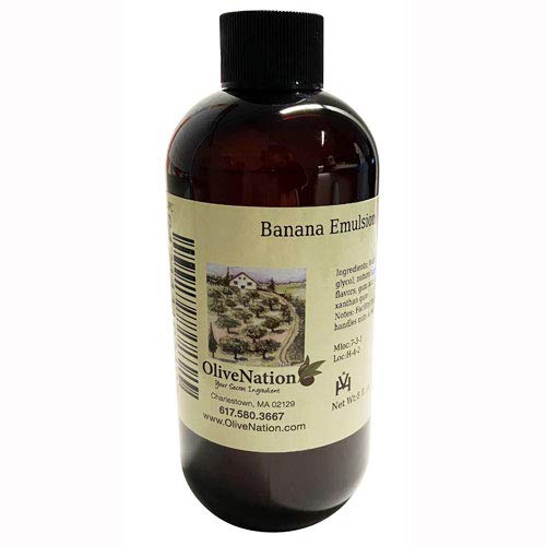 OliveNation Banana Emulsion for Baking, Water Soluble, Non-GMO, Gluten Free, Vegan - 8 ounces