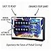 Classic Pinball Machine for Kids, Compact Tabletop Toy with Light, Retro Fun Pinball Game, Action and Reflex Arcade Game, for Children and familiy