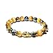 Produktbild Mode Königsblau Tiger Eye Herren Armband Perlen Naturstein Buddha Stretch Charm Armbänder Für Frauen Herren Schmuck 19cm