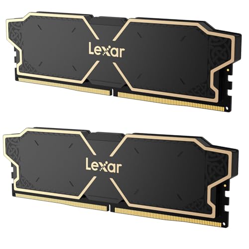 Lexar THOR OC DDR5 RAM 16GB Kit (2x8GB) 6000MHz, DRAM 288-Pin UDIMM Memoria Desktop, Computer Gioco...
