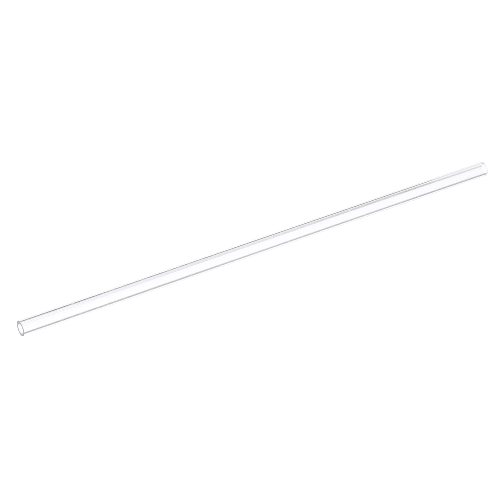 uxcell Polycarbonate Rigid Round Clear Tubing 0.22 Inch(5.6mm) ID x 0.35 Inch(8.8mm) OD x 1Ft(305mm) Length Plastic Tube