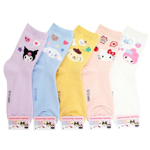 Image of Hello Cartoon Character Series Women and teen girls Licensed Socks Collection