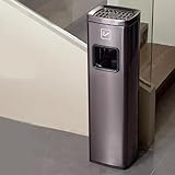 Construction en acier inoxydable : ce cendrier vertical d'extérieur est fabriqué en acier inoxydable de qualité supérieure avec une finition de surface brossée qui résiste aux empreintes digitales.