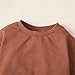 DEFAHN Toddler Baby Boy Girl Clothes Fall Brown Sweatshirt Long Sleeve Top Pants 2PCS Winter Outfit Set (Brown, 4-5T)