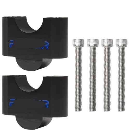 NLEZIZ Motorrad-Lenkererhöhung Motorrad Lenker Riser für Ya&maha MT07 für XSR700 WR250F WR250R TW200 TTR230 FZ8 XT250 SCR950 XJ650 YZ125 Motorrad-Riser