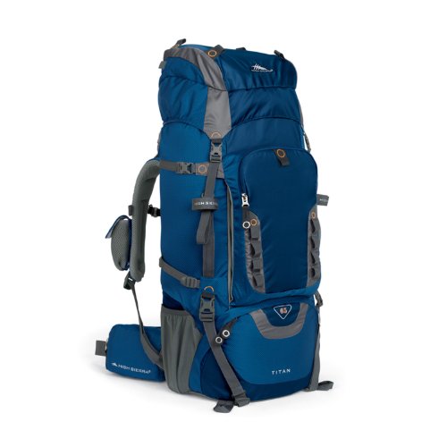 High Sierra Titan Internal Frame Pack, Pacific/Altitude, 65-Liter