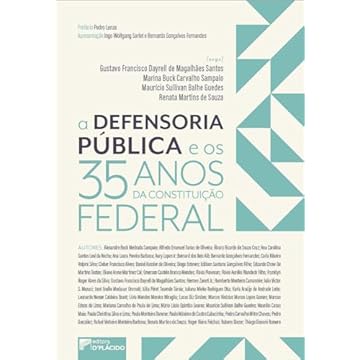 Capa do livro A Defensoria Pública e os 35 Anos da Constituição Federal