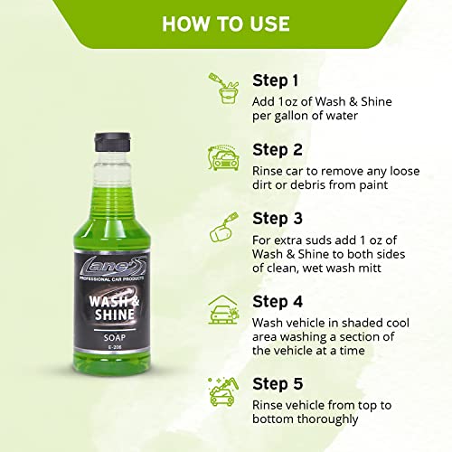 Jabón para autos Lane's 16 Fl Oz miniatura 4