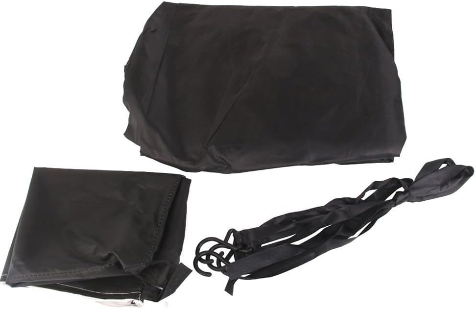 Car Cover Protector Waterproof Car Half Body Sun Shade Cover Shield Snow Dust Protector - Size XL (Black)