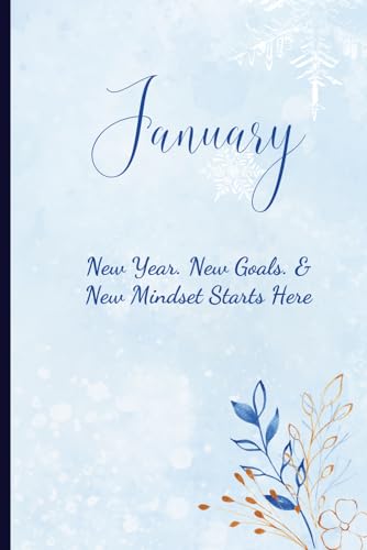 January Monthly Goal-Setting & Reflection Journal: Start the year with clarity, intention, and personal growth.