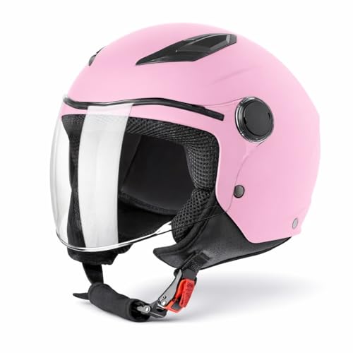 VINZ Magic Casque de Moto pour Enfant | Casque Jet en...