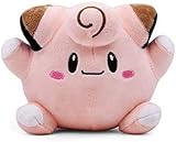 peluche clefairy ❤Alta Calidad Segura: El animal de peluche hecho de material de felpa y relleno de algodón PP, suave y muy cómodo, Cómodo para la piel del bebé.