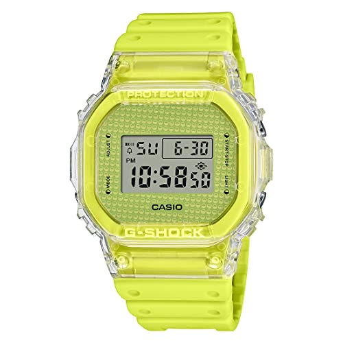 Image of Casio G-Shock DW-5600GL-9DR Digital Dial Lime Green Resin Strap Men's Watch Shock and 200M Water Resistant G1360