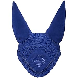 LeMieux Classic Crochet Fly Hood with Comfortable Lycra Ears – Sport Horse Wear for Competitive Rider