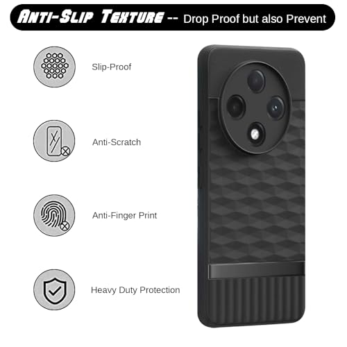 Image of Shockproof Case for Oppo F27 Pro 5G / F27 Pro Plus 5G | Full Camera Protection | TPU Flexible Back Cover for Oppo F27 Pro 5G / F27 Pro Plus 5G (Matte Black)