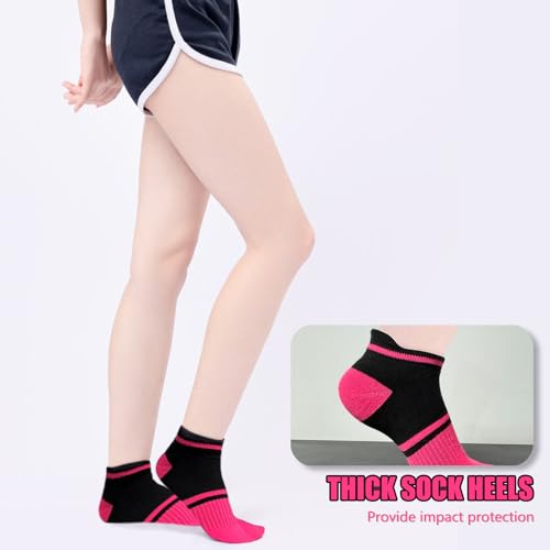 15 Pairs Women Ankle Socks for Women, Assorted Running Socks, Ankle Athletic Socks Low Cut with Heel Tab4