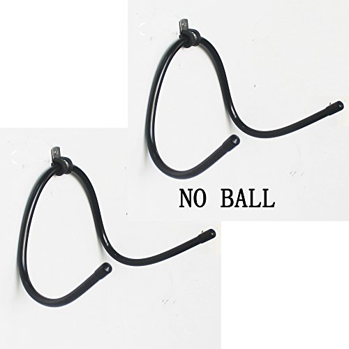 Yyst Football Wall Mount Football Wall Rack Holder Display Storage Rack Black-No Ball Included #TOP1