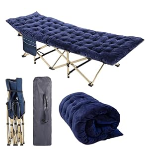 Redcamp XXL Campingbett mit Auflage und Matratze