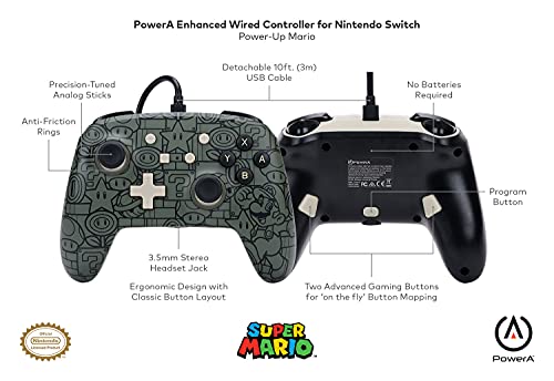 PowerA 1522659 01 accessoire de jeux vidéo USB Manette de jeu Analogique Nintendo Switch Neuf - vue 7