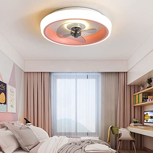 Ventilateur de plafond LED moderne à intensité variable pour chambre - 4