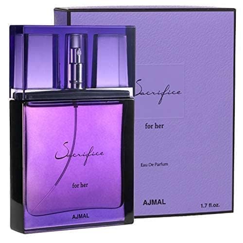 Image of Ajmal Sacrifice Her Women Eau De Parfum Perfume |Premium, Long Lasting Floral & Woody Fragrance for Women,50ML (Pack of 2)