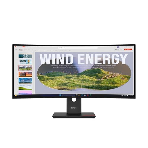 Image of Lenovo ThinkVision T34WD-40 (34 inch) WQHD HDMI /DP /USB-C /DOC