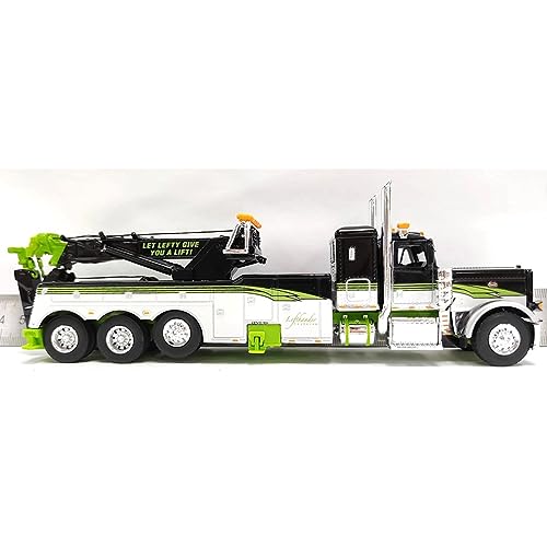 Camión a escala 1:64 DCP Peterbilt 389 con cama rotatoria miniatura 4