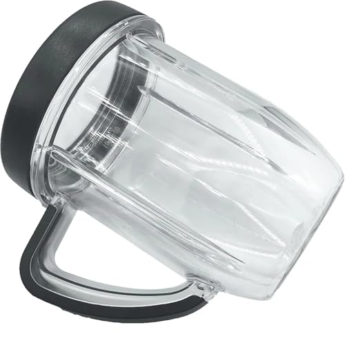Compatible Con NutriBullet, RX NBM-U0274 Vaso Con Mango Corto For Mezclar De 30 Oz, Pieza De Repuesto For Licuadora