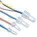 Qibaok 600 PCS Closed End Cap Crimp Terminals Nylon Wire Connectors Kit 22-16/16-14/12-10 Gauge