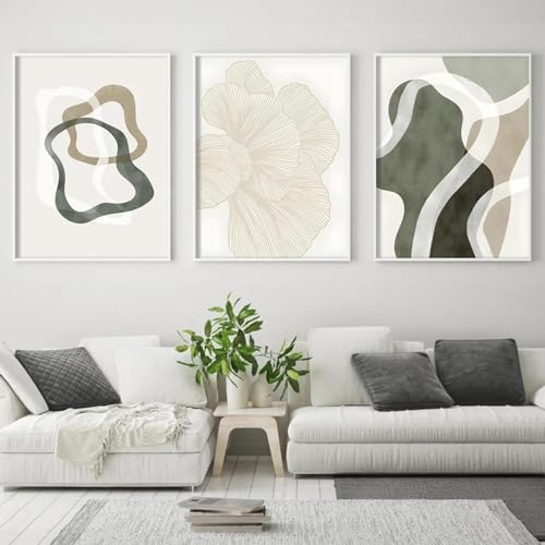 Impression salon ginkgo 40x60cm pour réchauffer une pièce trop froide