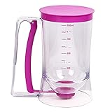 CHuangQi Cake Batter Dispenser with Measuring Label, Perfect Baking Tool for Pancake Cupcakes or Any...
