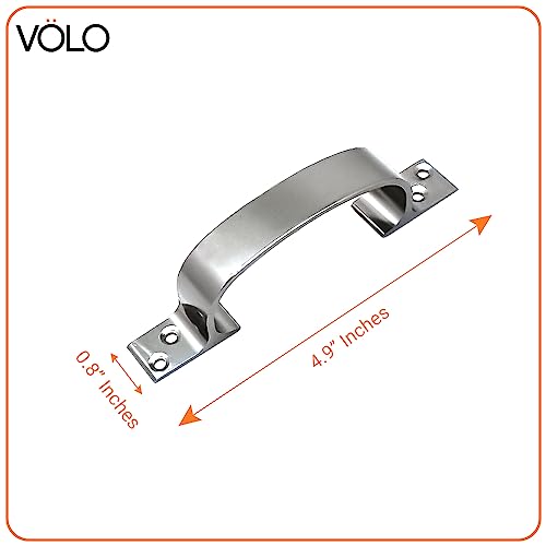 Image of VOLO Aluminium Door and Window Handle for Home & Kitchen Doors /Cabinet /Window Handles - C Type (5 Inch, 4)