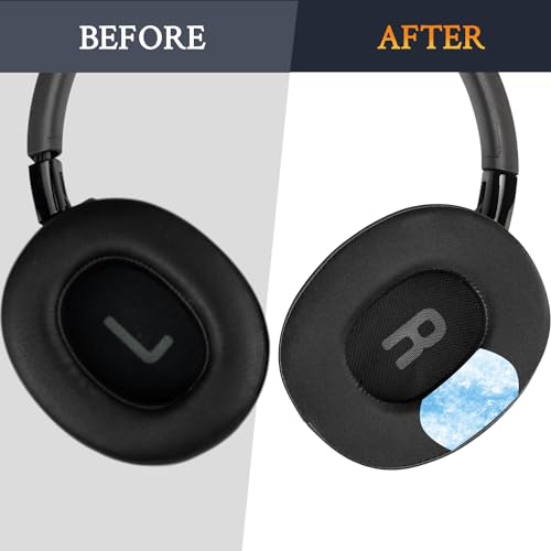 Image of SOULWIT Earpads Replacement for JBL Tune 700(700BT) /710(710BT) /720(720BT) /750(750BT,750BTNC) /760(760NC) /770(770NC) Headphones, Ear Pads Cushions with Softer Noise Isolation Foam - T700 CG Black