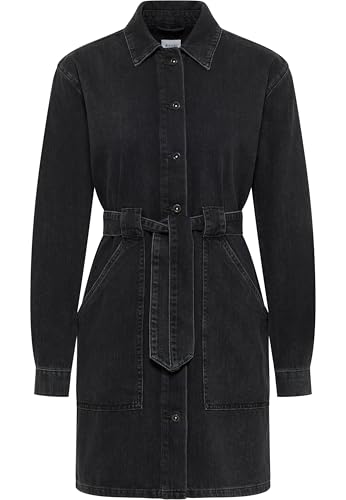 Robe denim Mustang Alba en noir profond coupe ajustée femme 38