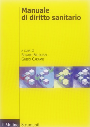 Manuale di diritto sanitario