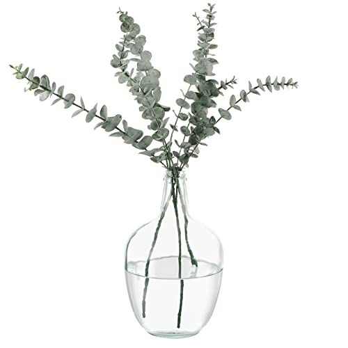 MDLUU Glass Jug Vase 10' Tall, Clear Flower Vase...