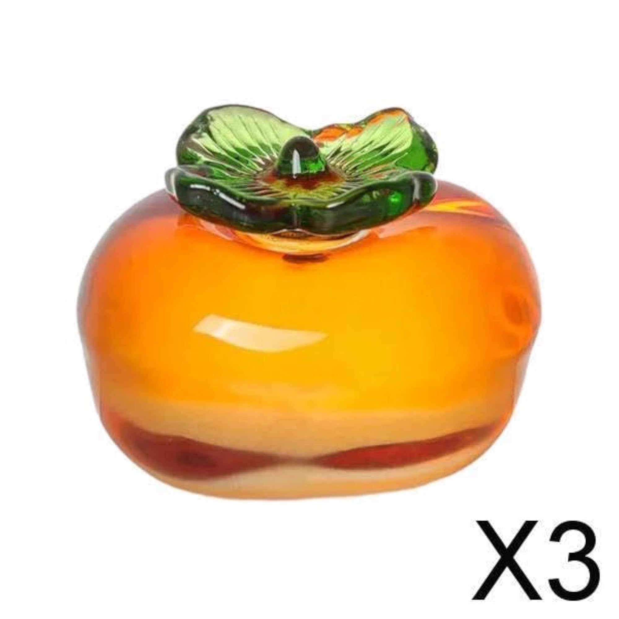 3x Artificial Fruit Figurine Craft Sculpture for Home Decor