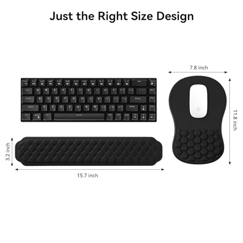 Tapis de souris et repose-poignet clavier pour un espace bureau confortable - 7