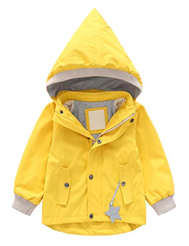 Echinodon Kinder Outdoorjacke Winddicht Wasserabweisend Jacke mit...
